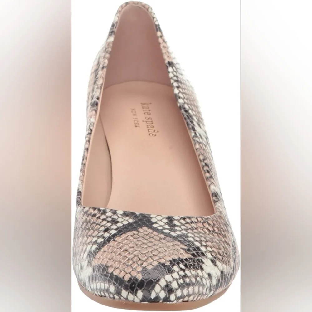 Kate Spade Snake Print Beverly Pump Heels - Picture 5 of 8